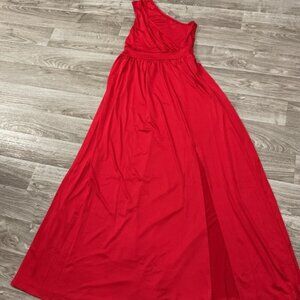 Red cocktaik dress